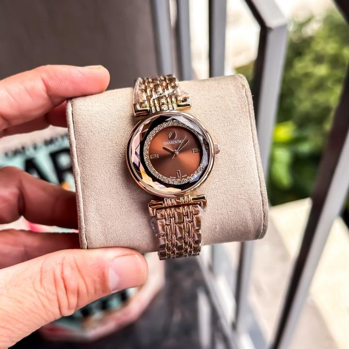 SWAROVSK CRYSTAL LAKE 32MM ROSE BROWN 693