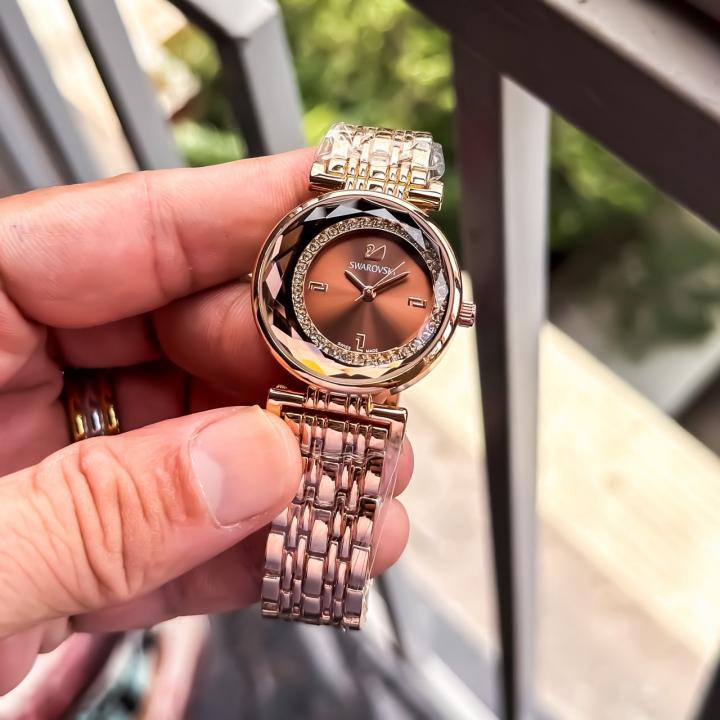 SWAROVSK CRYSTAL LAKE 32MM ROSE BROWN 693
