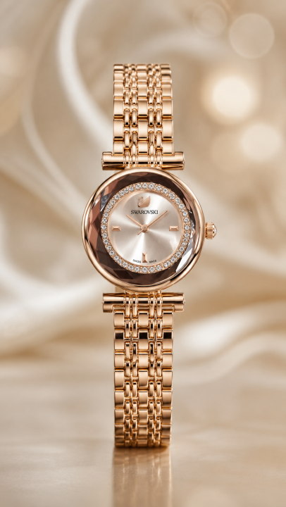 SWAROVSK CRYSTAL LAKE 32MM ROSE ROSE 696
