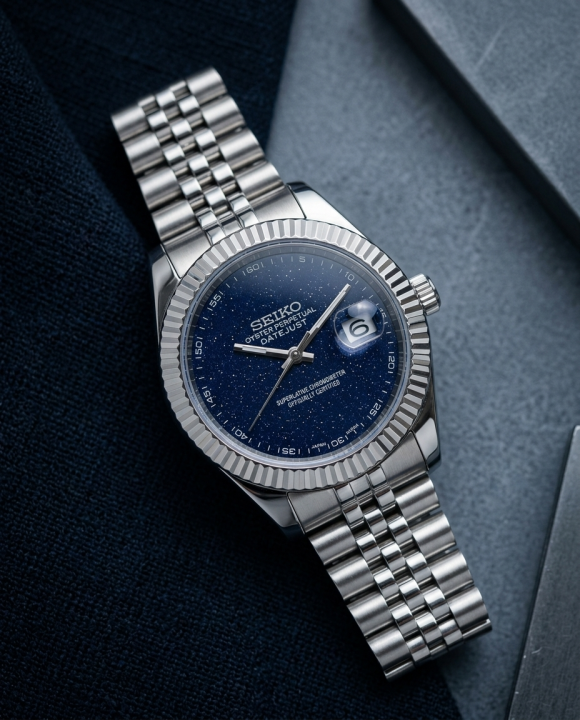 Seiko Oyster Perpetual Date Just Galaxy Blue
