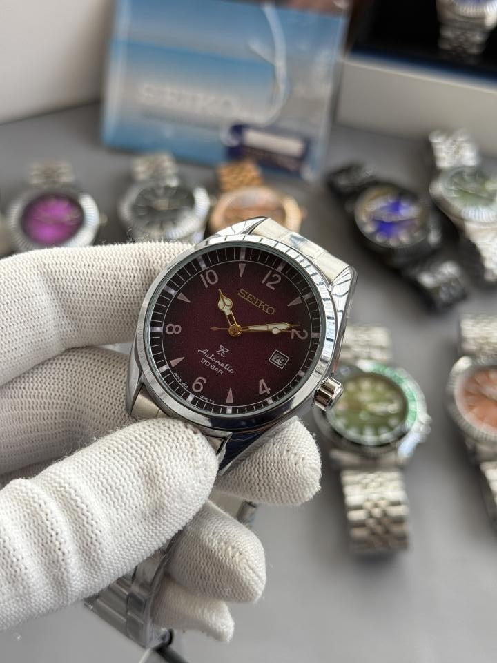 Seik o Alpinist Automatic Purple W432