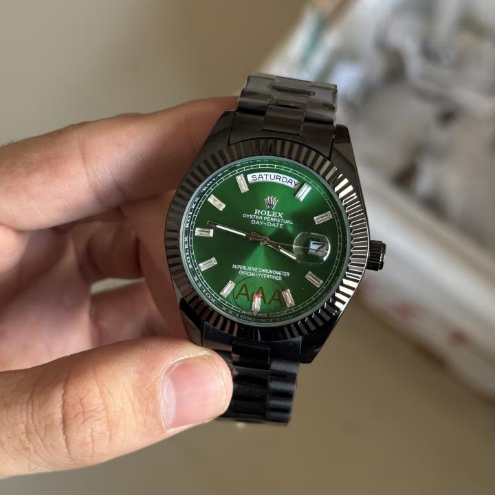 Roleex Day Date Black Green ( Best Quality )