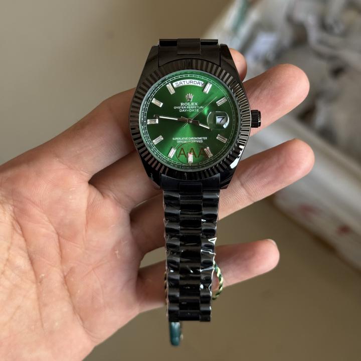 Roleex Day Date Black Green ( Best Quality )