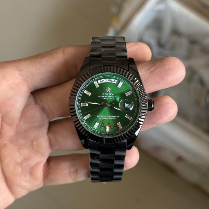 Roleex Day Date Black Green ( Best Quality )