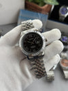 Seik o mod date just roman black W448