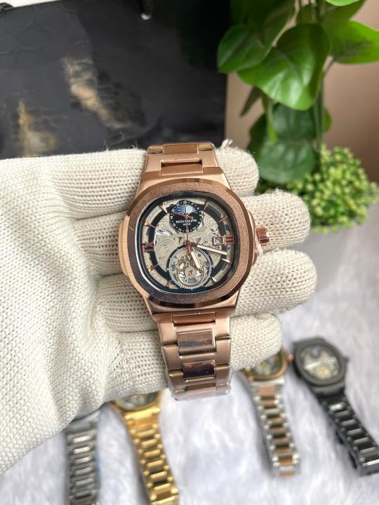 PATEK PHILIIPPE SUN COPPER BLACK DIAL AT456
