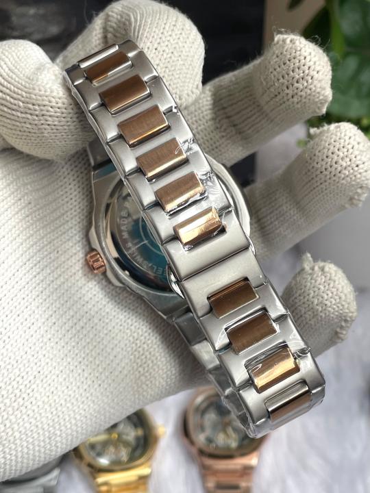 PATEK PHILIIPPE SUN TWO TONE BLACK DIAL AT456