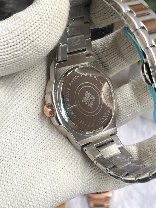 PATEK PHILIIPPE SUN TWO TONE BLACK DIAL AT456