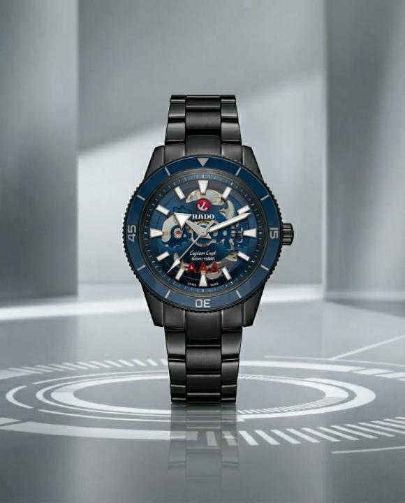 Radd_o Captain Cook HighTech Automatic Black-Blue-Silver