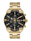 DIESE EL SPIKED 5 BAR MENS  GOLD BLACK 712