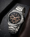 Maseraati Potenza Silver-Black-Copper Chrono