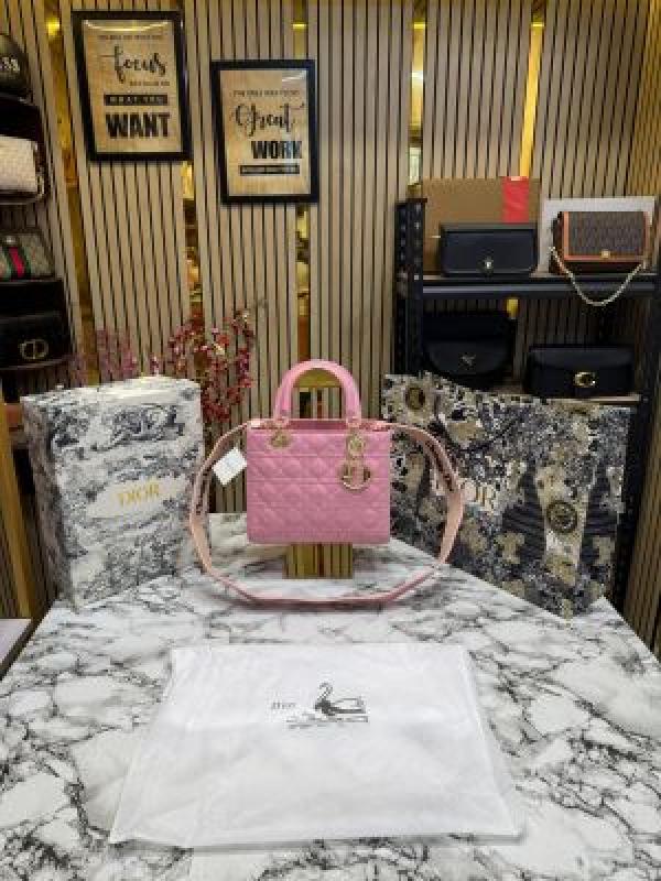 Christian_Dio_Lady_Bag_Glossy_With_Box_And_Dust_Bag_Including_CarryBag_(Pink-8851)