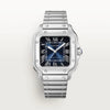 Cartiie_r Santos Automatic silver blue