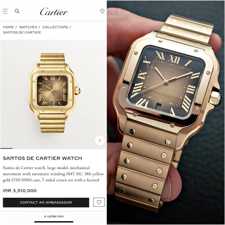 Cartiie_r Santos Automatic