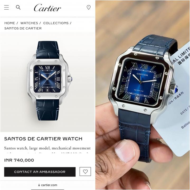 Cartiie_r Santos Automatic