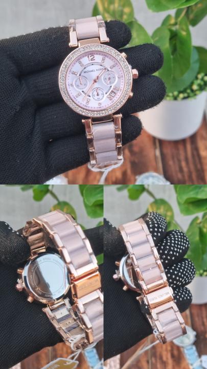 Michaeel Kors Women Chrono Pink Pink Dial AT360
