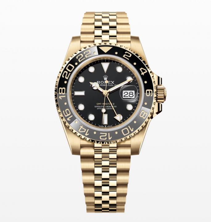 Roleex Mens Submarine GMT Gold Black