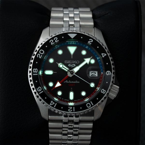 Seiko 5 Sports GMT Black Dial