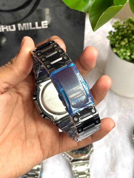 CASIO GSHOCK B2100 METAL FULL BLACK AT308