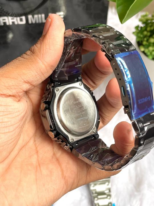 CASIO GSHOCK B2100 METAL FULL BLACK AT308