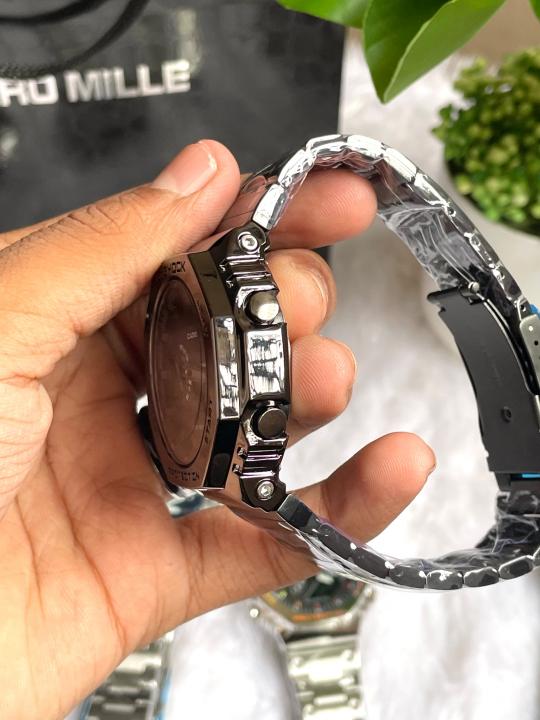 CASIO GSHOCK B2100 METAL FULL BLACK AT308
