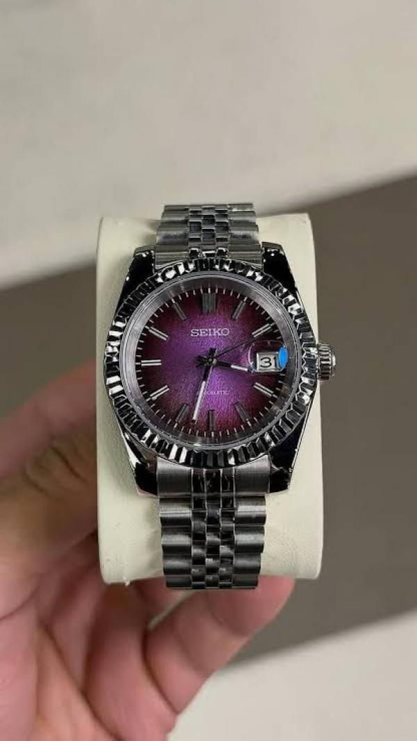 Seik o Purple Majesty Textured Premium OG Lock (movement like auto) W450