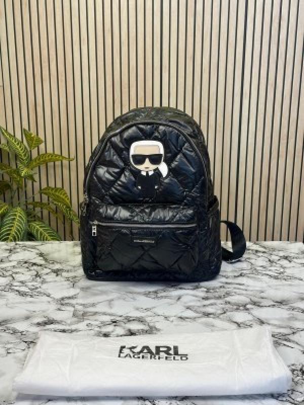 KARL LAGERFELD PREMIUM BAGPACK BIG SIZE (BLACK) 9067