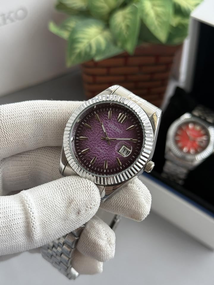 Seik o Purple Majesty Textured Premium OG Lock (movement like auto) W450