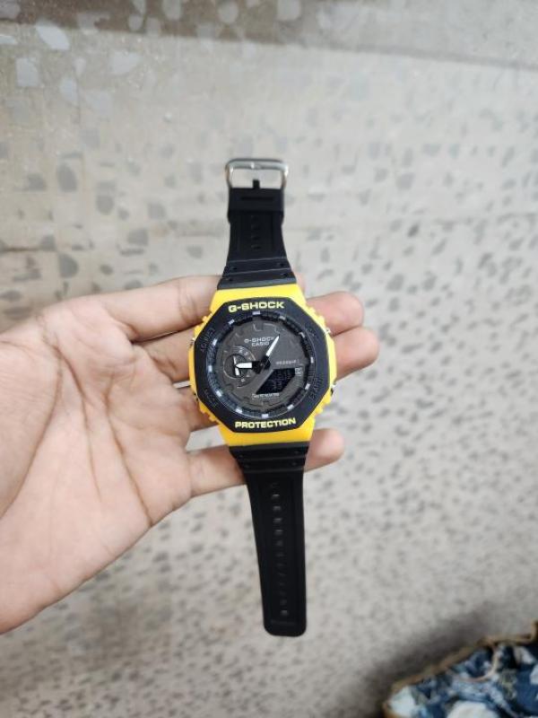 Gshock Ga2100 Black Yellow New Taxi Edition