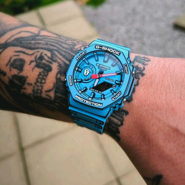 Casio Gshock Ga-2100 Manga Blue