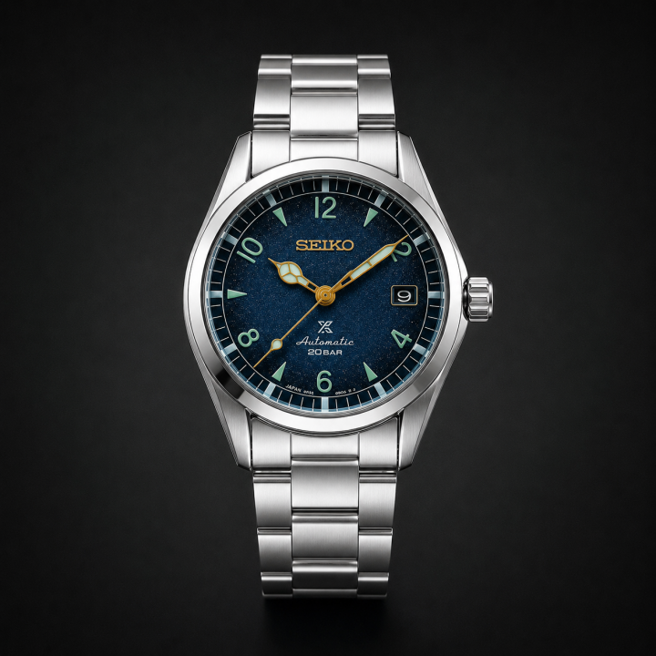 SEIK O ALPINIST BLUE AUTOMATIC 726