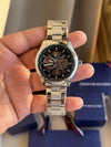 TOMMY HILFIGR AUTOMATIC SILVER BLACK PREMIUM WATCH