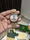 Roleex day date copper white dial