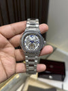 PATEK PHILIPE SILVER WHITE DIAL PREMIUM WATCH