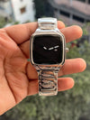RAD SQUARE PREMIUM SILVER BLACK PREMIUM WATCH