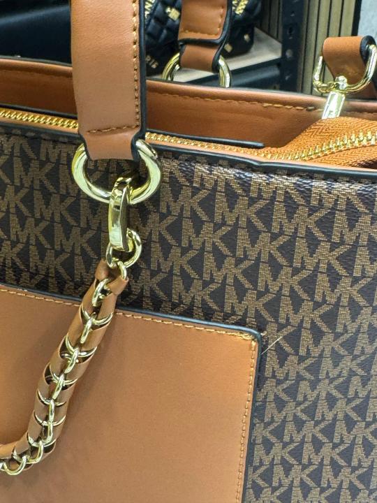 MICHAEL KOR PRORSUM HANDBAG WIT DUST BAG AND MAGNETIC BOX PREMIUM QUALITY (COFFEE BROWN)