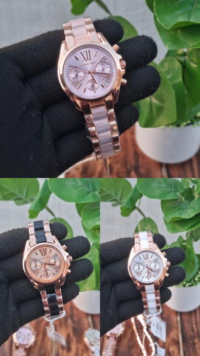 Michaeel Kors Bradshaw Twotone White Dial AT433