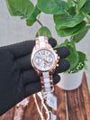 Micheal Kors Bradshaw Twotone White Dial AT433