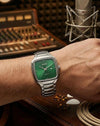 RAD- TRUE SQUARE SWIFT MOVEMENT SILVER GREEN