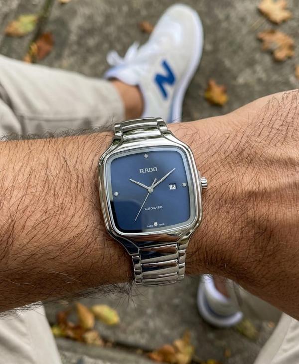 RAD- TRUE SQUARE SWIFT MOVEMENT SILVER BLUE