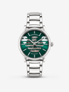 EMPORIO ARMA AUTOMATIC PREMIUM SILVER GREEN WATCH