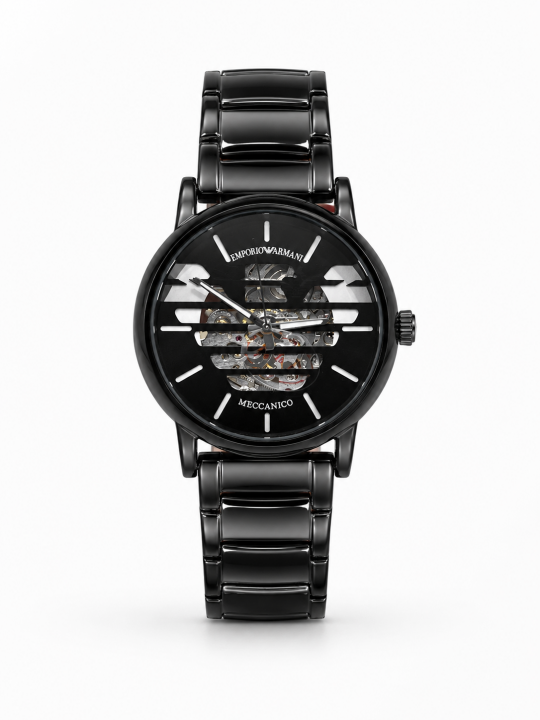 EMPORIO ARMA AUTOMATIC PREMIUM FULL BLACK WATCH