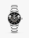 EMPORIO ARMA AUTOMATIC PREMIUM SILVER BLACK WATCH