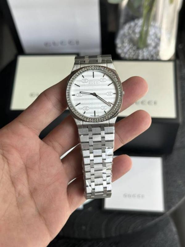Gucc 25H White silver Premium