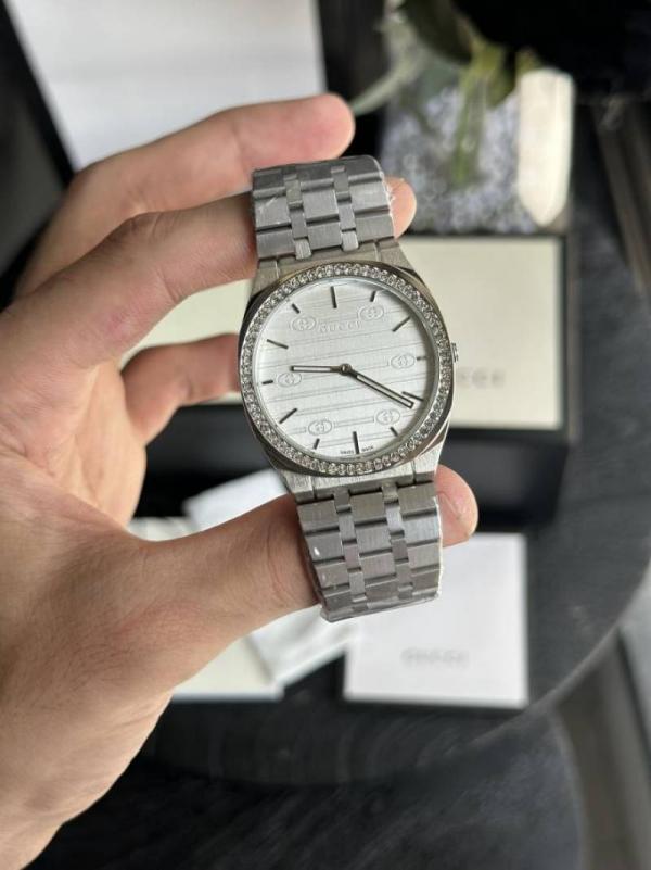 Gucc 25H White silver Premium
