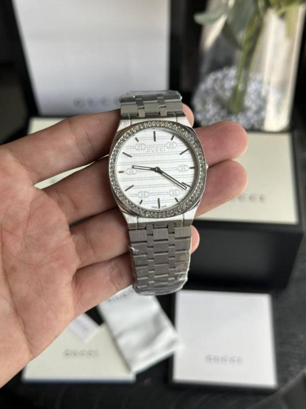 Gucc 25H White silver Premium