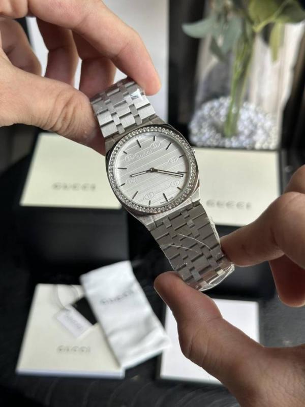 Gucc 25H White silver Premium