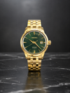 SEIK_O PRESAGE AUTOMATIC GOLD GREEN 233