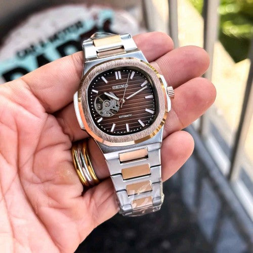 Seikk_o Automatic Two Tone Brown Dial