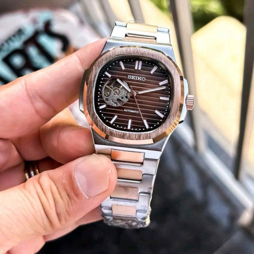 Seikk_o Automatic Two Tone Brown Dial